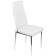 Stool on the metal frame DC2-001 Metal/Ecokozha, Chrome/White 41x45x96 cm