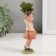 Polystone souvenir "Baby with green clover" 6.5x5x15.5 cm