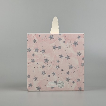 Gift folding box, packaging, “unicorn”, 15 x 15 x 8 cm-2