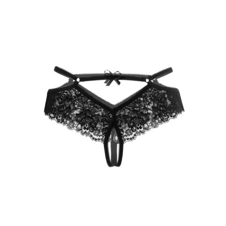 Erotic panties Erolata Agnes, lace, black color, size 42-44-6