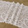 Lace elastic fabric, 230 mm × 23 ± 1 m, white color
