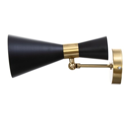 Sconces "Bianca" 1he27 40W black and gold 12x26x26 cm-3