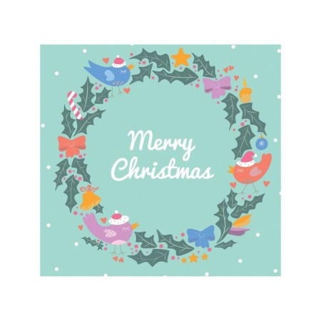 Organizer in a bath on suction cups "Christmas Wreath", for storing toys and trifles, size 33x39 cm-1