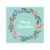 Organizer in a bath on suction cups "Christmas Wreath", for storing toys and trifles, size 33x39 cm