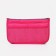 Cosmetic bag-organizer on zippers, pink color