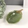 Souvenir ceramic stand "Sheet with two cones" Green 21.7x13.5x4 cm