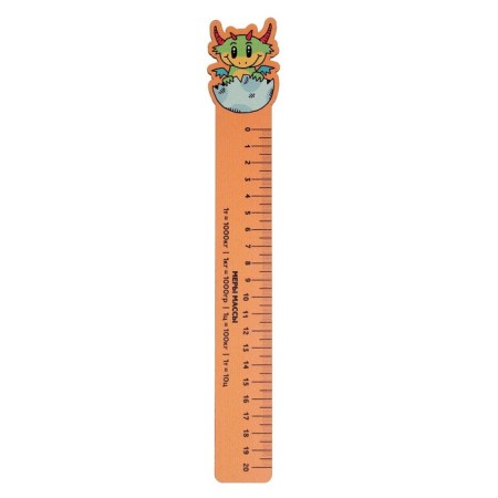 Green Dragon ruler Mix 28x5.5 cm-1