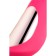 Unrealistic vibrator Jos Twig, 5 modes, silicone, pink color, 20.5 cm, D 3.4 cm