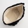 Cosmetic bag with lightning, black color