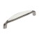 Cappio cramics bracket handle, 128 mm, old silver color