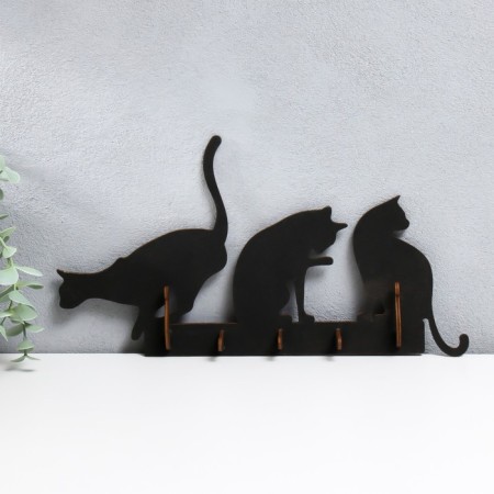Open "three cats" 31 × 17 × 3 cm mix-6