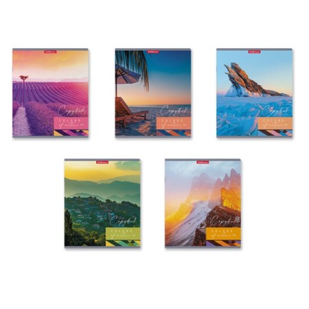Notebook 48l CL Erichkrause Colors of Nature, glossy lamination, mix