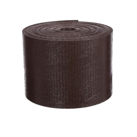 Border tape, 0.1 × 10 m, thickness 1.2 mm, plastic, brown, Greengo-6