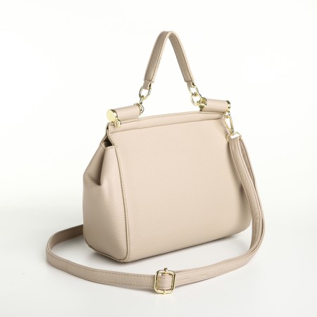 Women's bag on the magnet Textura, small size, dairy color-3