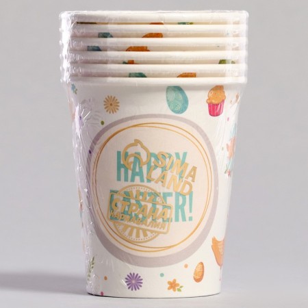Paper glasses "Light Easter", 6 pcs-2