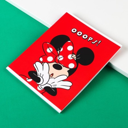 Notebook 48 sheets in a cage, cardboard cover, Minnie Mouse-4
