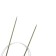 The knitting needles are circular, aluminum with 80 cm/2.5 mm coating