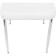 Stool on the metal frame DC2-001 Metal/Ecokozha, Chrome/White 41x45x96 cm