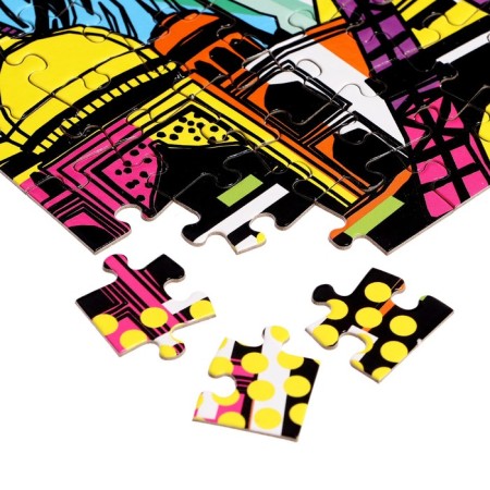 Thermal engine with puzzle "World pop art", 54 elements, 350 ml-4