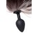 Anal traffic jam Popo pleasure by toyfa, m, silicone, black, 45 cm, d 3.3 cm