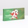 Gift box for tiles of chocolate, without a window "with a men's holiday", 17x8x1.4 cm