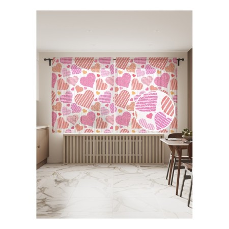 Photo "Many hearts", size 145x180 cm, 2 pcs