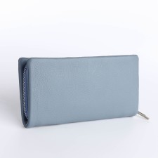 Women's wallet with lightning, blue color