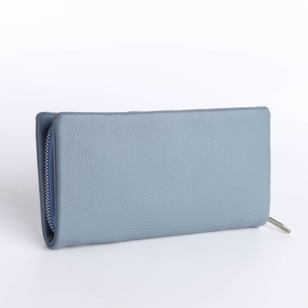 Women's wallet with lightning, blue color