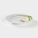 Porcelain plate "Dragonfly", d = 17.5 cm, white