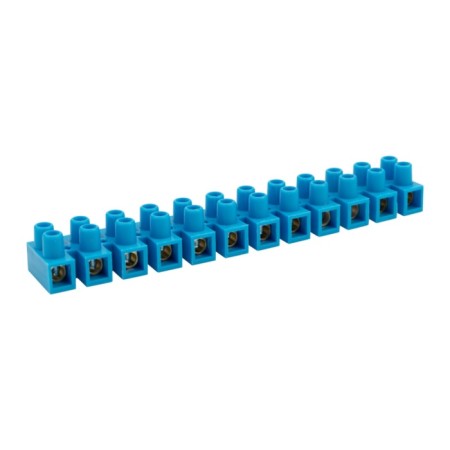 Klement screw block KV-16 6-16, current 30 A, polypropylene blue rexant (10 pcs.