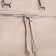 Luggage bag on lightning, 2 outer pockets, beige color