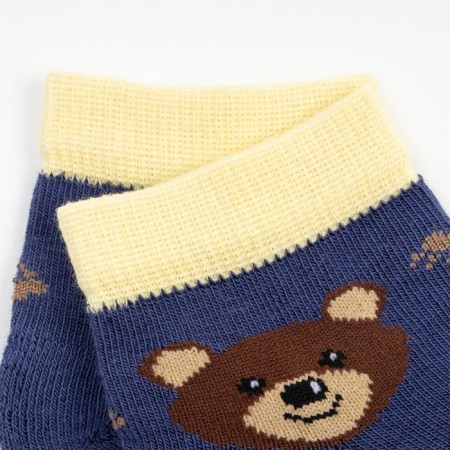 Socks children's terry trace, jeans color, size 11-12-1