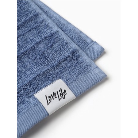 Trick Lovelife towel "Sonora" 30 × 50 cm, blue, 100% cotton, 500 g/m²-3