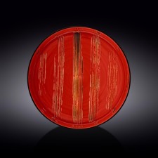 Wilmax England Scratch plate, D = 28 cm, red color