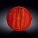 Wilmax England Scratch plate, D = 28 cm, red color