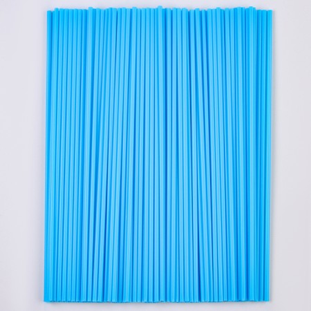 A tube for balls and flags, d = 5 mm, the color is blue, a set of 100 pcs.-1