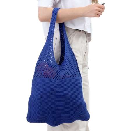 ALOSKA 38 x 62 cm, handle 22 cm, cell 0.5 cm, blue-1