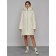 Coat insulated winter female, size 48, color light yellow