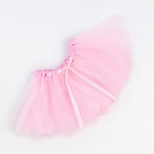 Three -layer crumb skirt, pink, 17 × 19 cm