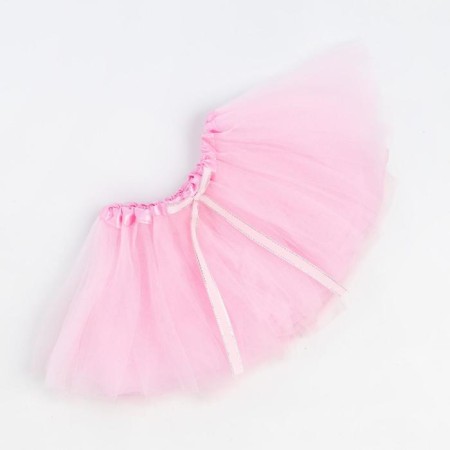 Three -layer crumb skirt, pink, 17 × 19 cm