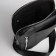 Male bag over the shoulder, Textura, artificial leather, black color