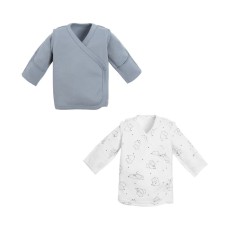Set of Open Brock I am NewBorn 2pcs, p. 56-62, white