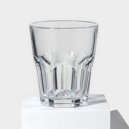 A set of glass glasses "New America", 270 ml, 6 pcs-1