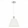 Suspension EVOLUCE. Sle111303-01. Monza. 1x60 watts, E27, 28x28 cm, chromium color