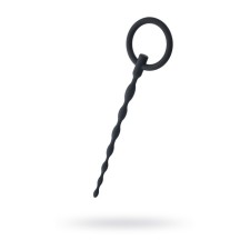 Urethral Plag Black & Red by Toyfa, Black Color, 16 cm