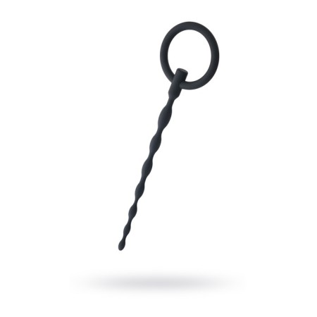 Urethral Plag Black & Red by Toyfa, Black Color, 16 cm