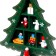 New Year's souvenir "Christmas tree with cells for gifts", 14.5 × 19.5 cm, green