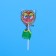 Caramel on the stick "Lizunets Crazy Fruits" 15 g