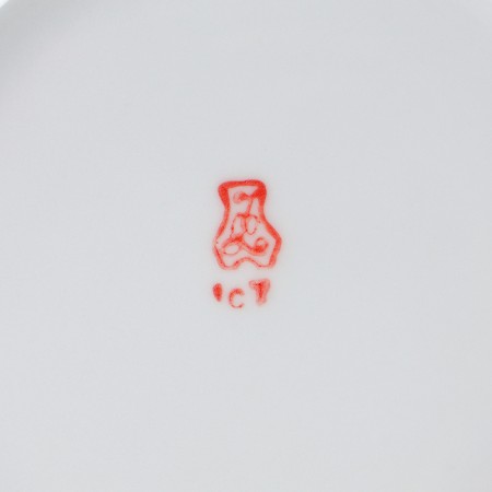 Porcelain plate "Dragonfly", d = 17.5 cm, white-4