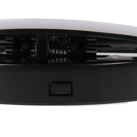 LED ring lamp for Luazon AKS-03, from batteries, 3 modes, black-7